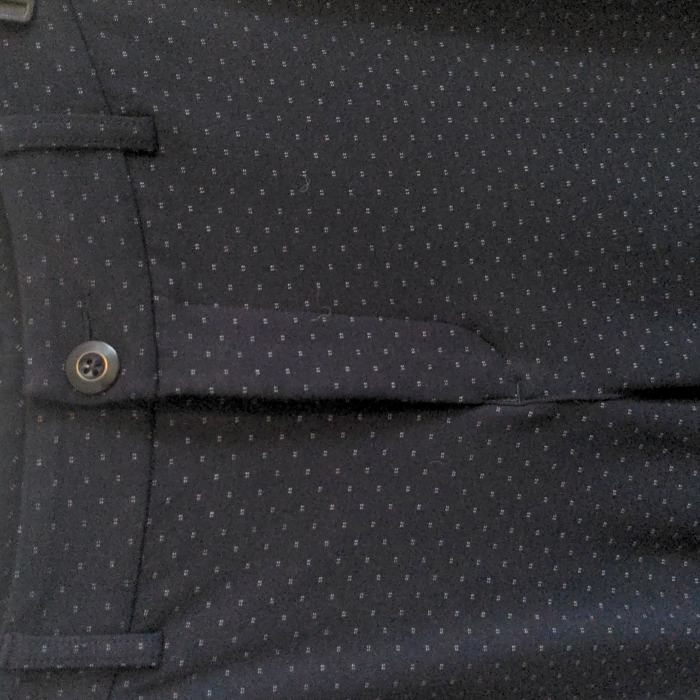 CAbi Black Patterned Trousers